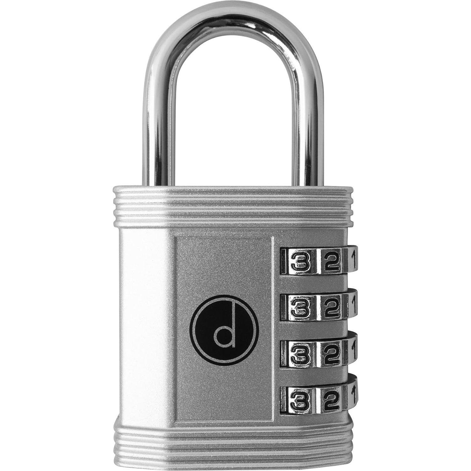 Desired Tools 4-Digit Combination Padlock – Heavy Duty Gym & Gate Lock