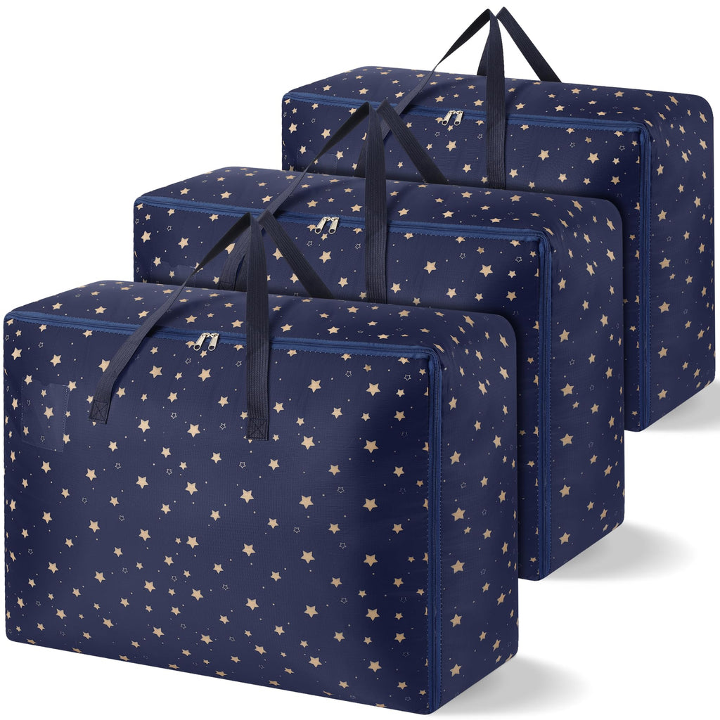 Averrex 105L Large Storage Bag, 3 Pcs Moving Bag with Sturdy Zip and Handle - image 1