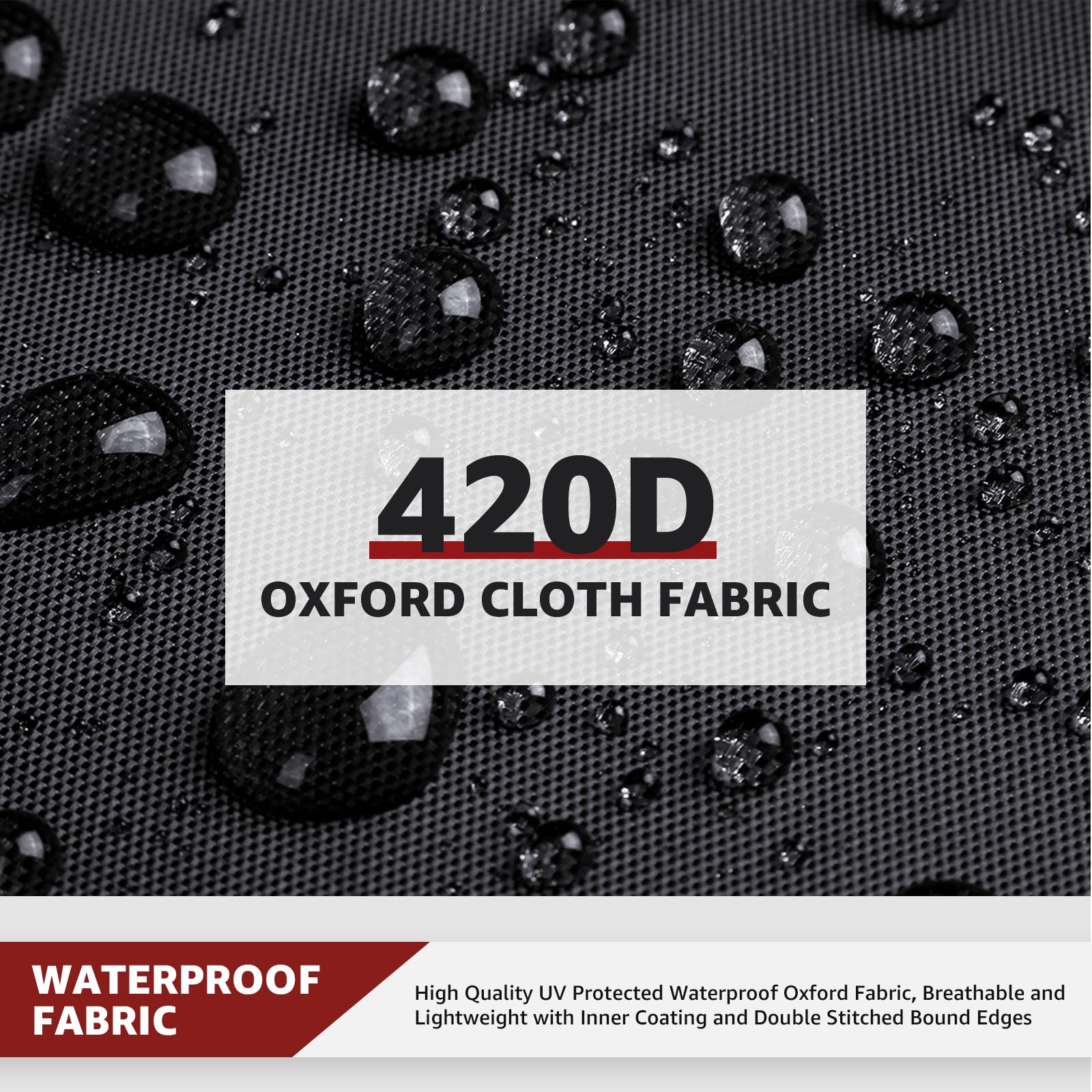 Widesmile 2-Pack 670L Extra Large Waterproof Garden Cushion Storage Bags