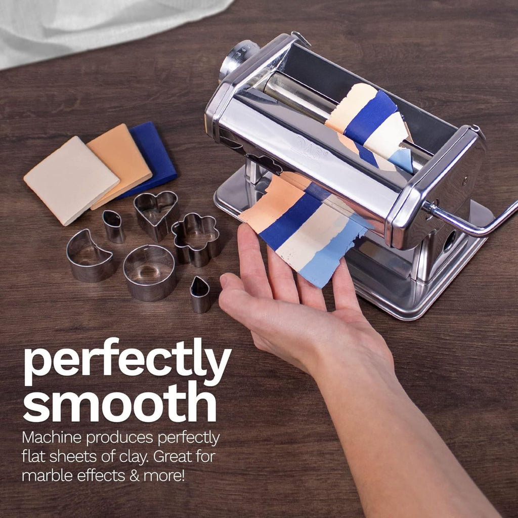 DAS Smart Clay Machine - Adjustable Stainless Steel Rolling Tool