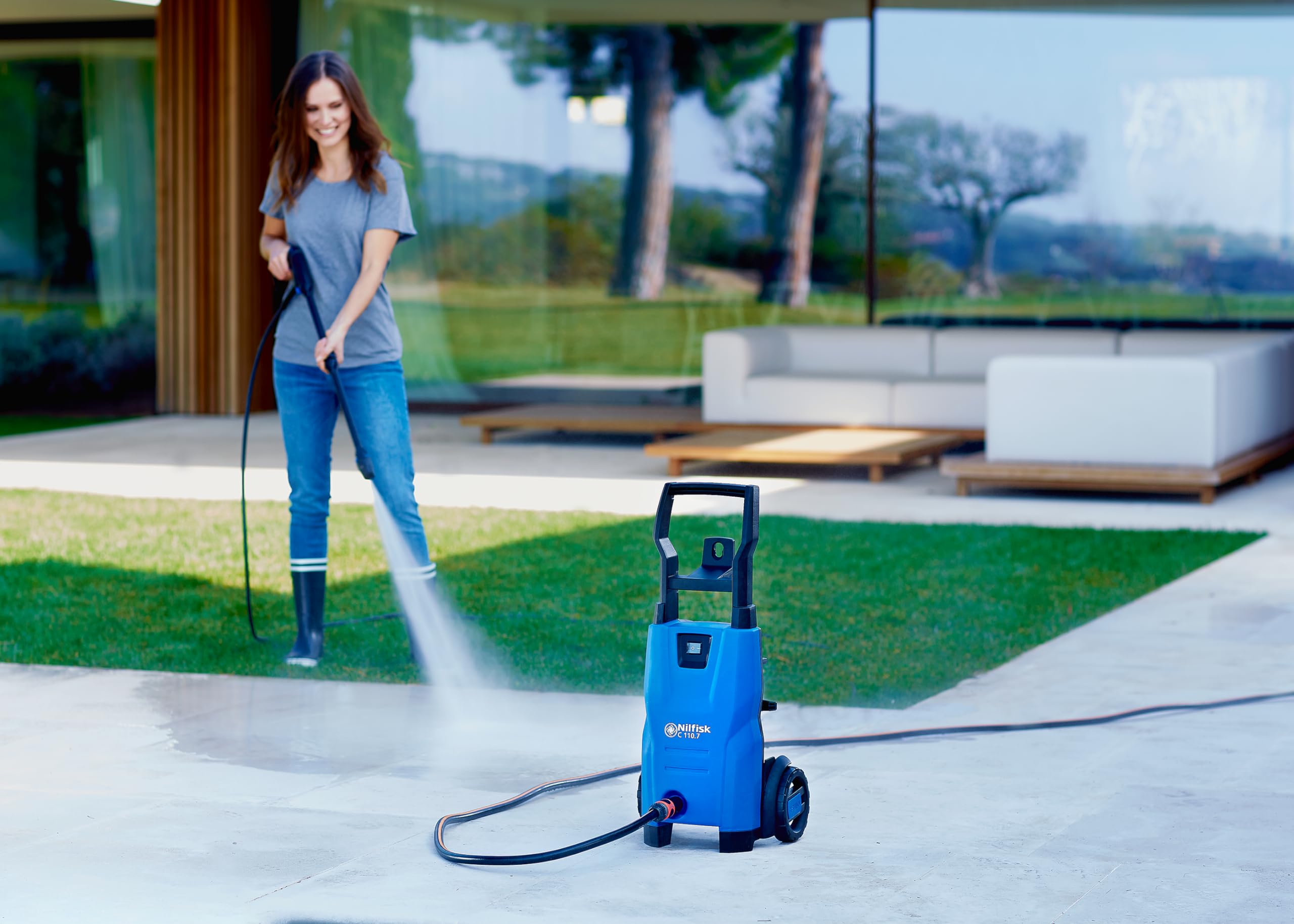 Nilfisk C 110.7-5 High Pressure Washer | 110 Bar Compact Jet Washer