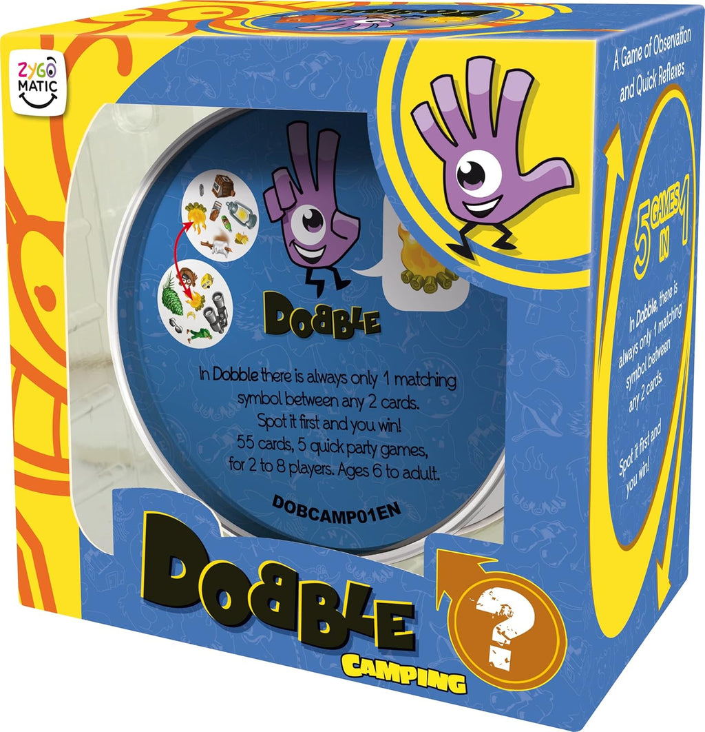 Dobble Camping Card Game by Snaps – Fast-Paced Family Observation Game