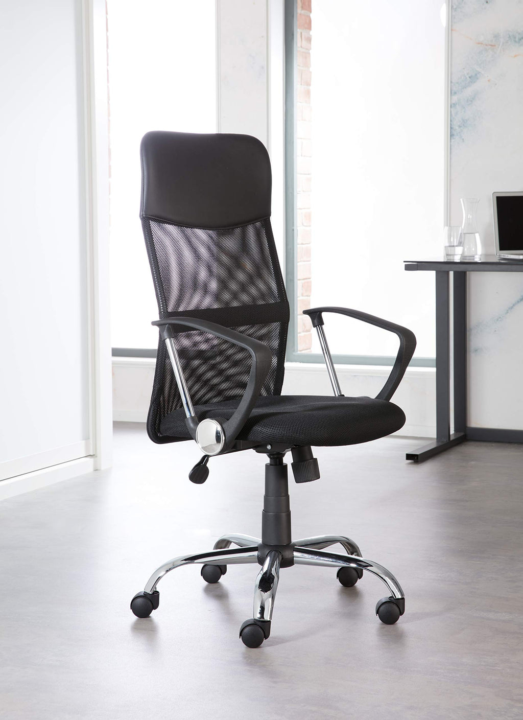 Alphason AOC4087BLK Orlando Orlando Black Mesh Chair Black - image 4