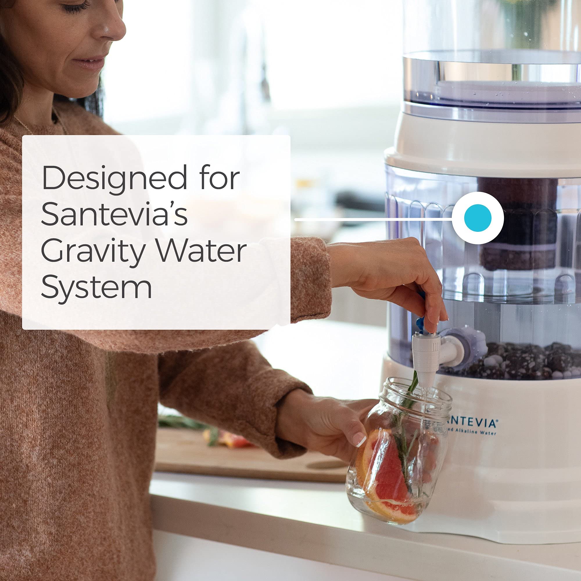 Santevia Gravity Water System Replacement Filter | Fluoride & Chlorine