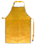 QWORK Leather Welding Work Apron – Heat & Flame Resistant, 23x35"