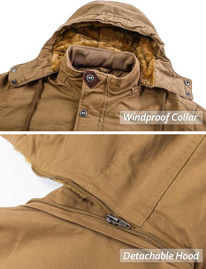 Massive Discounts Men's Military Tactical Fleece Jacket – Grey Cotton