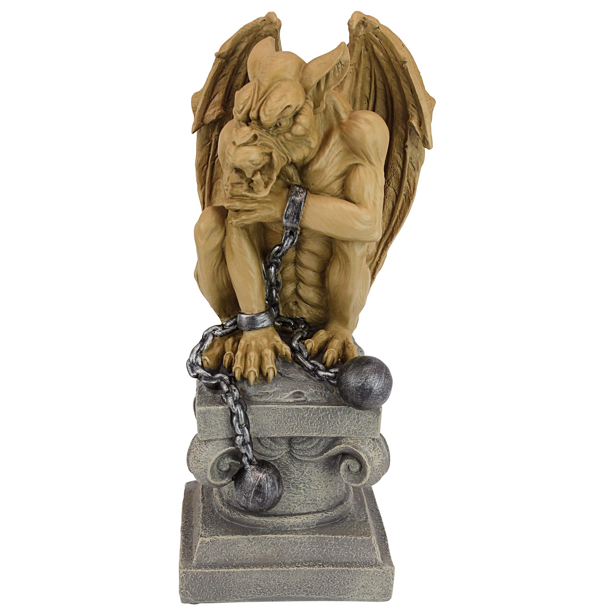 Design Toscano Ball-And-Chain Dungeon Gargoyle Gothic Statue, 38 cm
