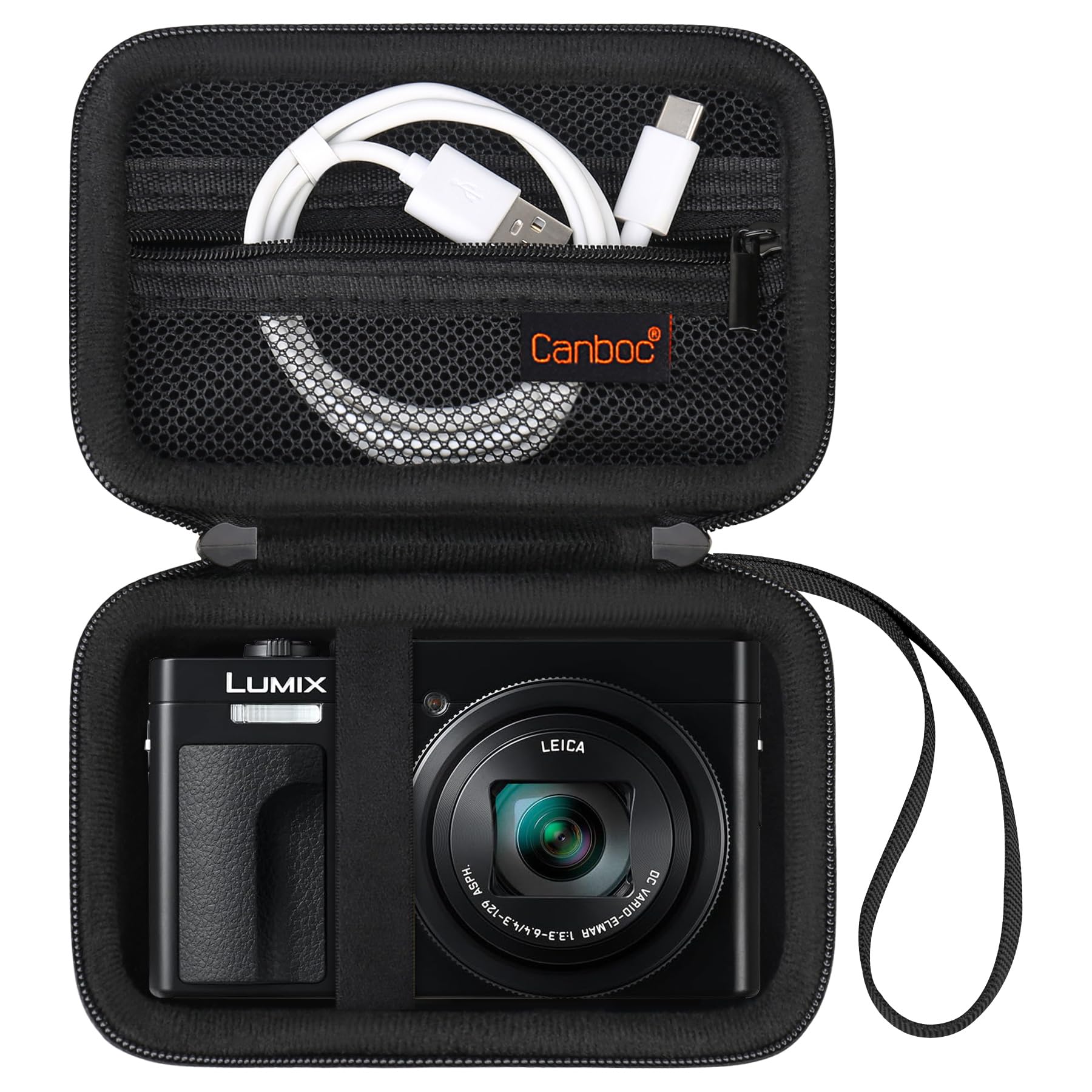 Canboc Camera Case for Panasonic LUMIX ZS80 ZS100 | Protective Travel Bag