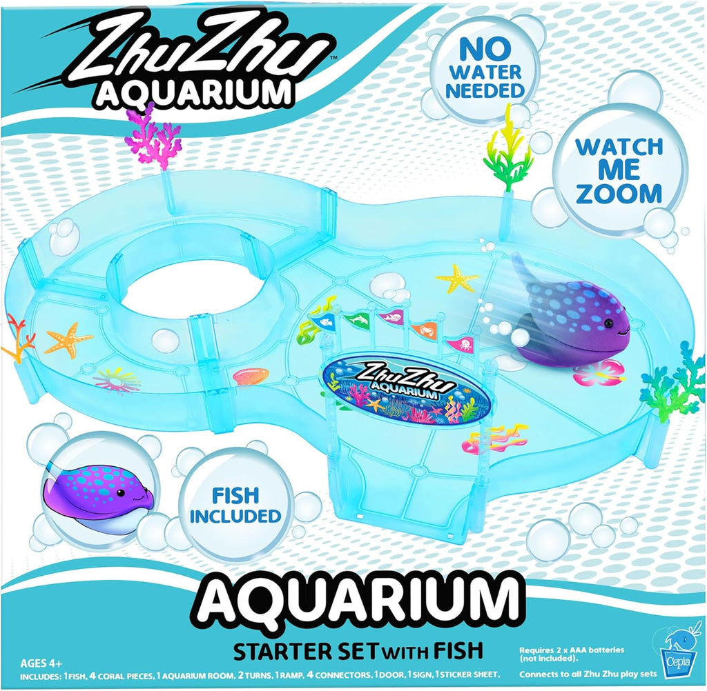 Zhu Zhu Aquarium Figure of 8 Starter Playset with Exclusive Fish