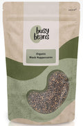 Busy Beans Organic Whole Black Peppercorns – Bulk Gourmet Spice (1kg)