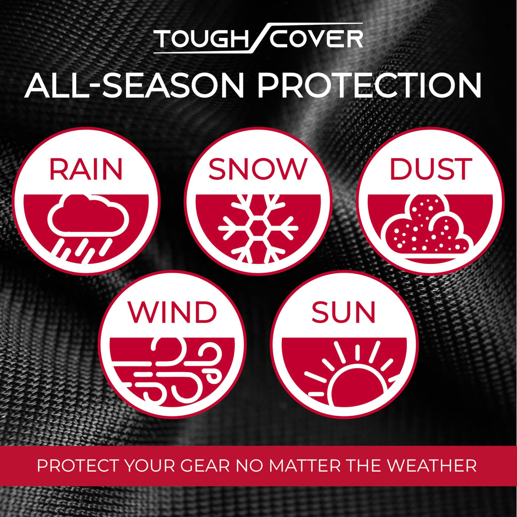 Tough Cover Riding Lawn Mower Cover - 600D Marine Grade Fabric, 54"