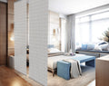 YourCasa Translucent Hanging Room Divider – 118x240cm Privacy Screen