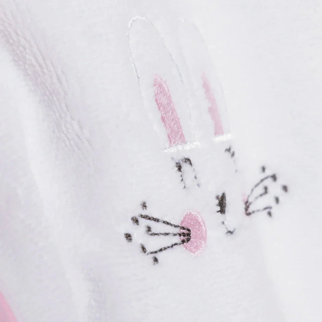 Mollia Girls Baby Bathrobe - White