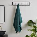 Catherine Lansfield Quick Dry Cotton Bath Sheet – Forest Green, 400gsm