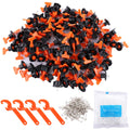LOLYSIC Tile Leveling System Kit | 804Pcs Floor & Wall Installation Tool