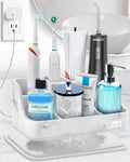 Lubeau 6-Slot Electric Toothbrush Holder – Marble Resin Instant-Dry Stand