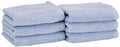 Heckett Lane Guest Towel Set of 6 - 100% Cotton, Arctic Ice, 30x50cm