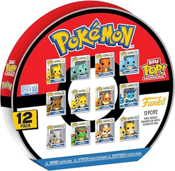Funko Bitty Pop! Pokemon 12-Pack Miniature Collectible Figures