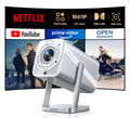 TOPTRO Smart Projector - 1080P FHD 4K Support with 360° Stand