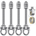 BeneLabel 4pcs Heavy Duty Swing Hanger Kit | 304 Stainless Steel Hooks