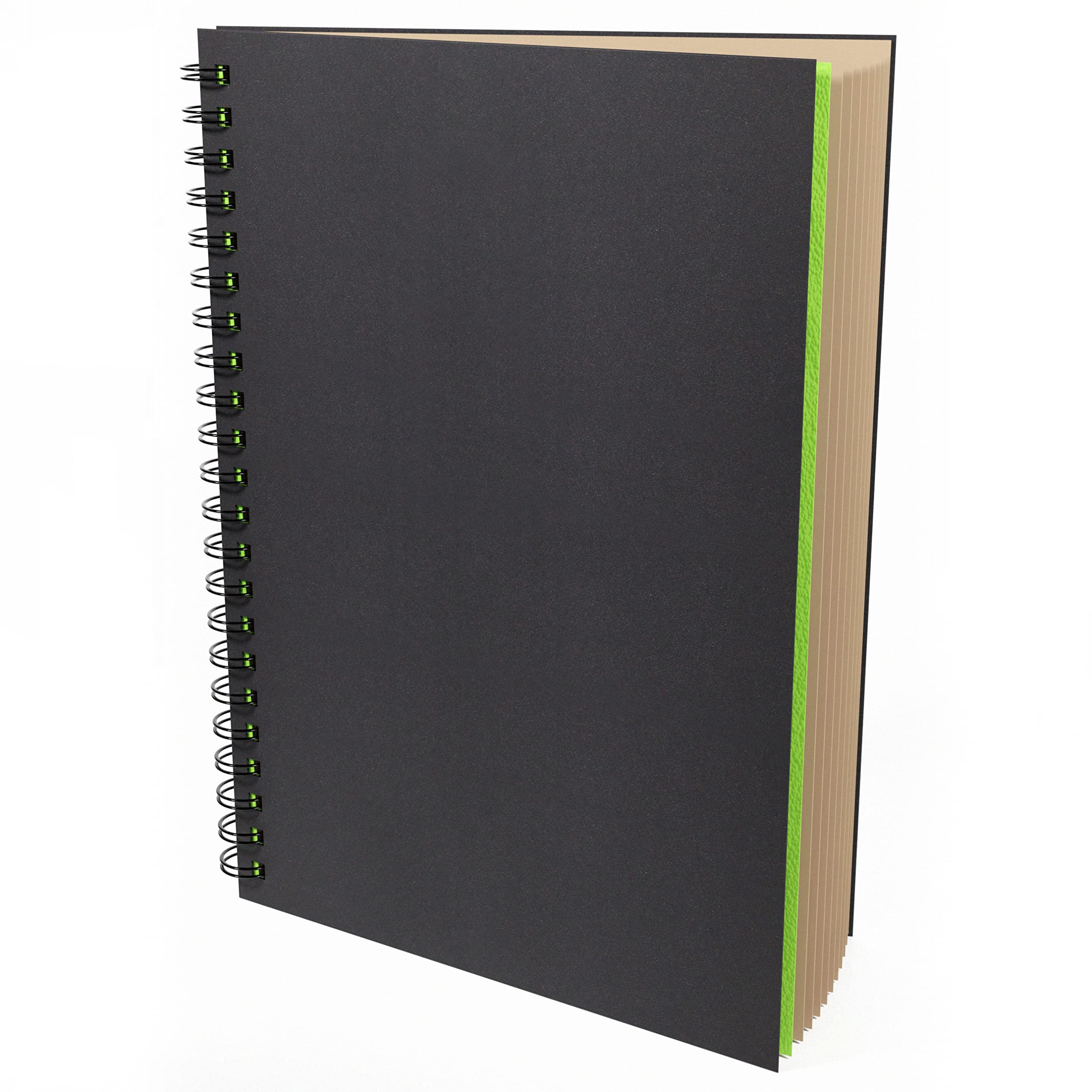 Artgecko A4 Tan Toned Sketchbook | 200gsm Mixed Media Paper – 70 Pages