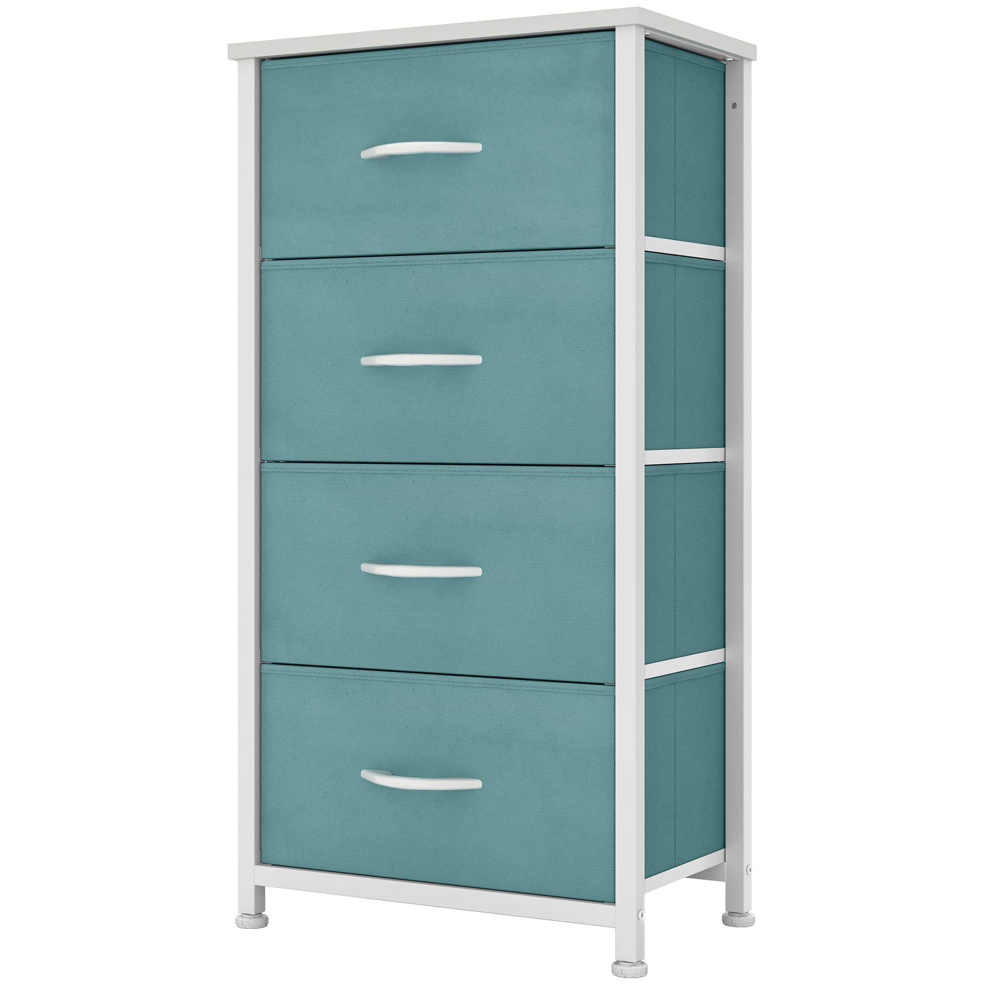 YITAHOME 4-Drawer Fabric Dresser | Small Storage Chest for Bedroom, Green