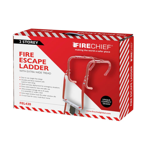 2-Storey Fire Escape Ladder – 14.1ft Emergency Safety Gear