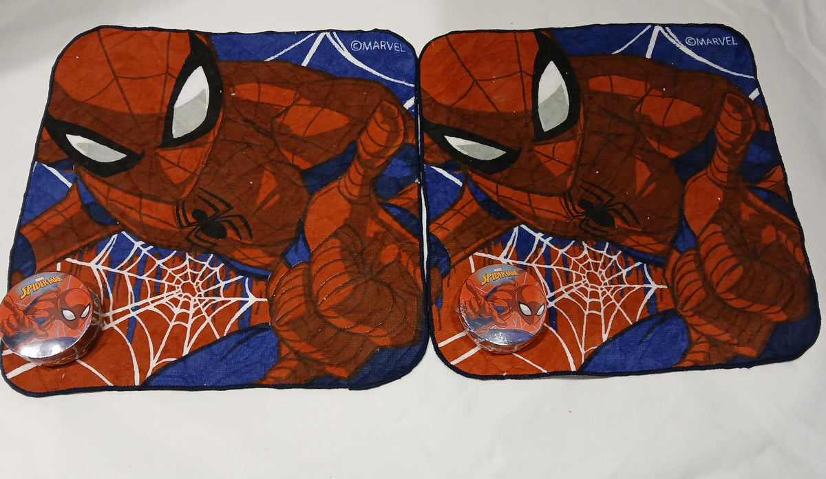 Lex's Linens Pack of 2 Spider-Man Magic Facecloths/Pack of 2 Spider-Man Magic Flannels - image 3