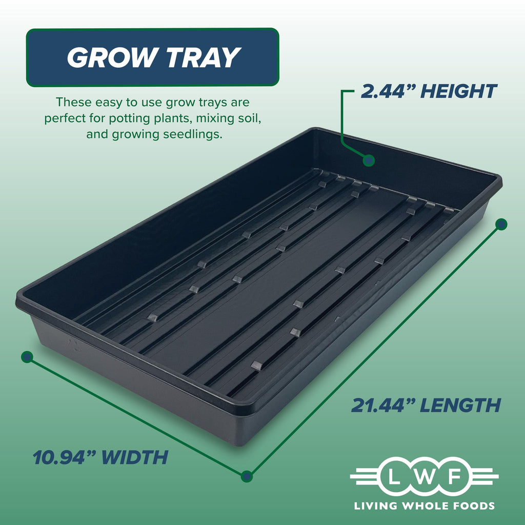 Jolof Store 10-Pack Plant Growing Trays – 20x10 No Drain Hole Seed Starters