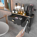 iHave Wall Mounted Toothbrush Holder with Toothpaste Dispenser & 3 Cups