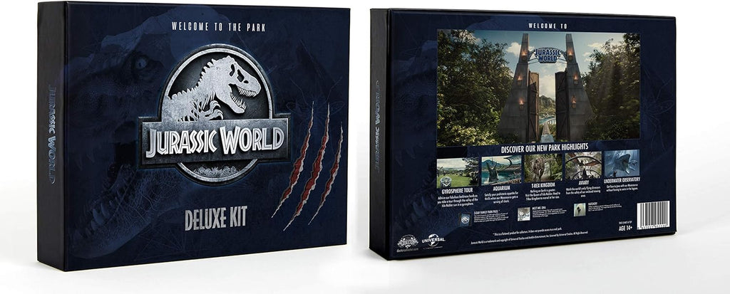 Jurassic World Deluxe Collector Kit by Snaps – 13 Piece Movie Box