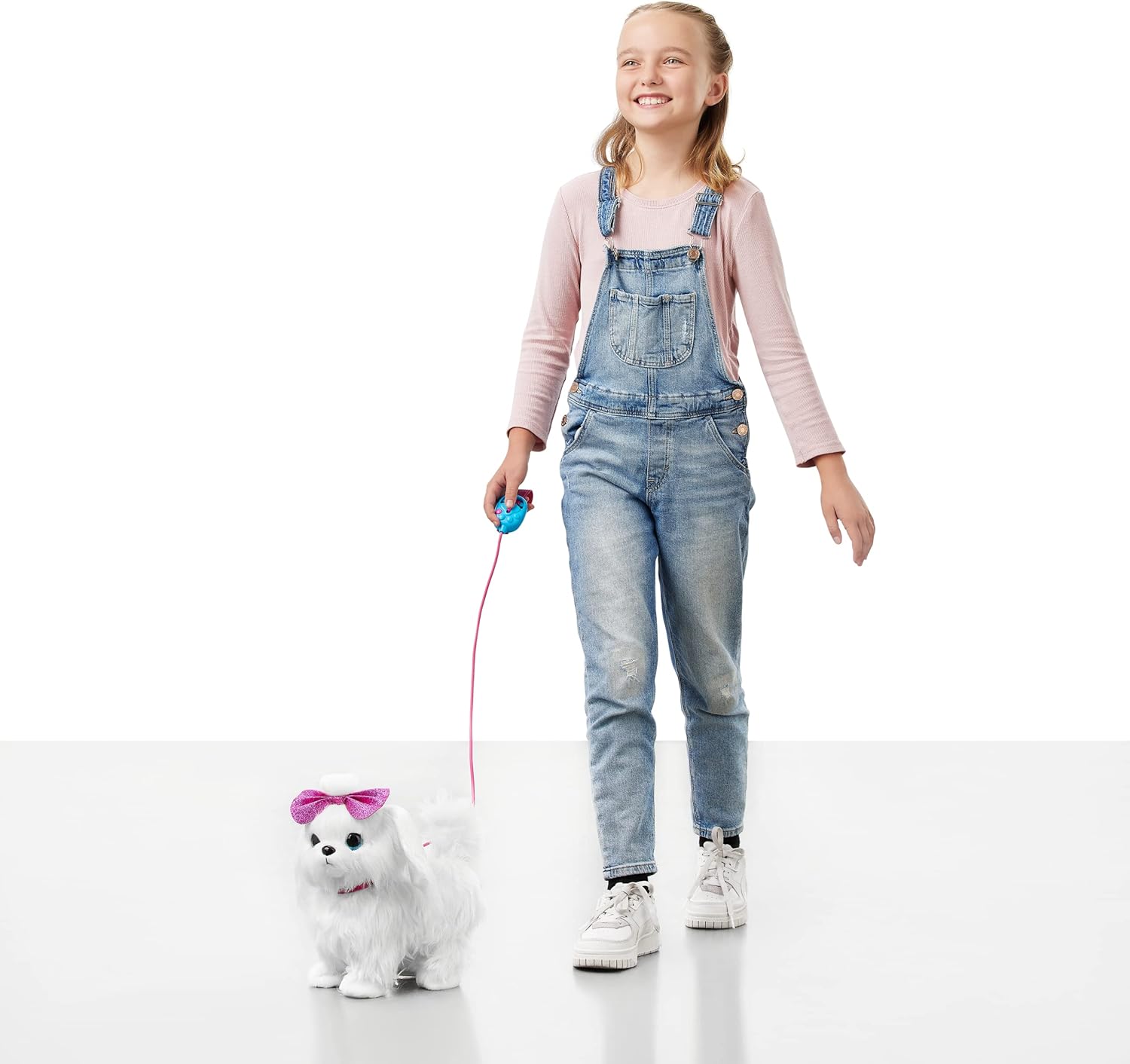 Pets Alive Lil' Paw Paw Walking Puppy – Interactive Maltese Plush Toy
