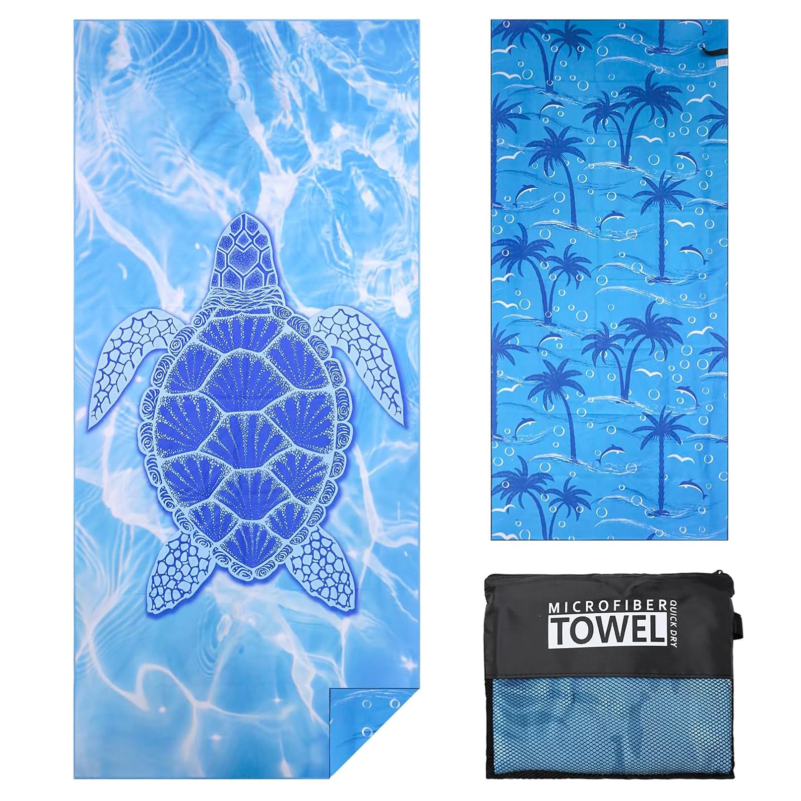 Microfibre Beach Towel – Extra Large 180x90cm Quick Dry