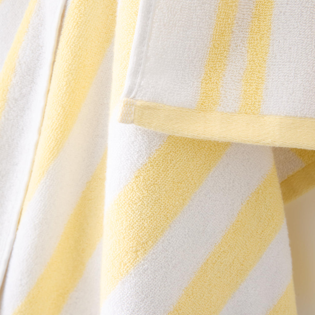 Bianca Reversible Stripe 50x90cm Cotton Jacquard Hand Towel Yellow - image 2