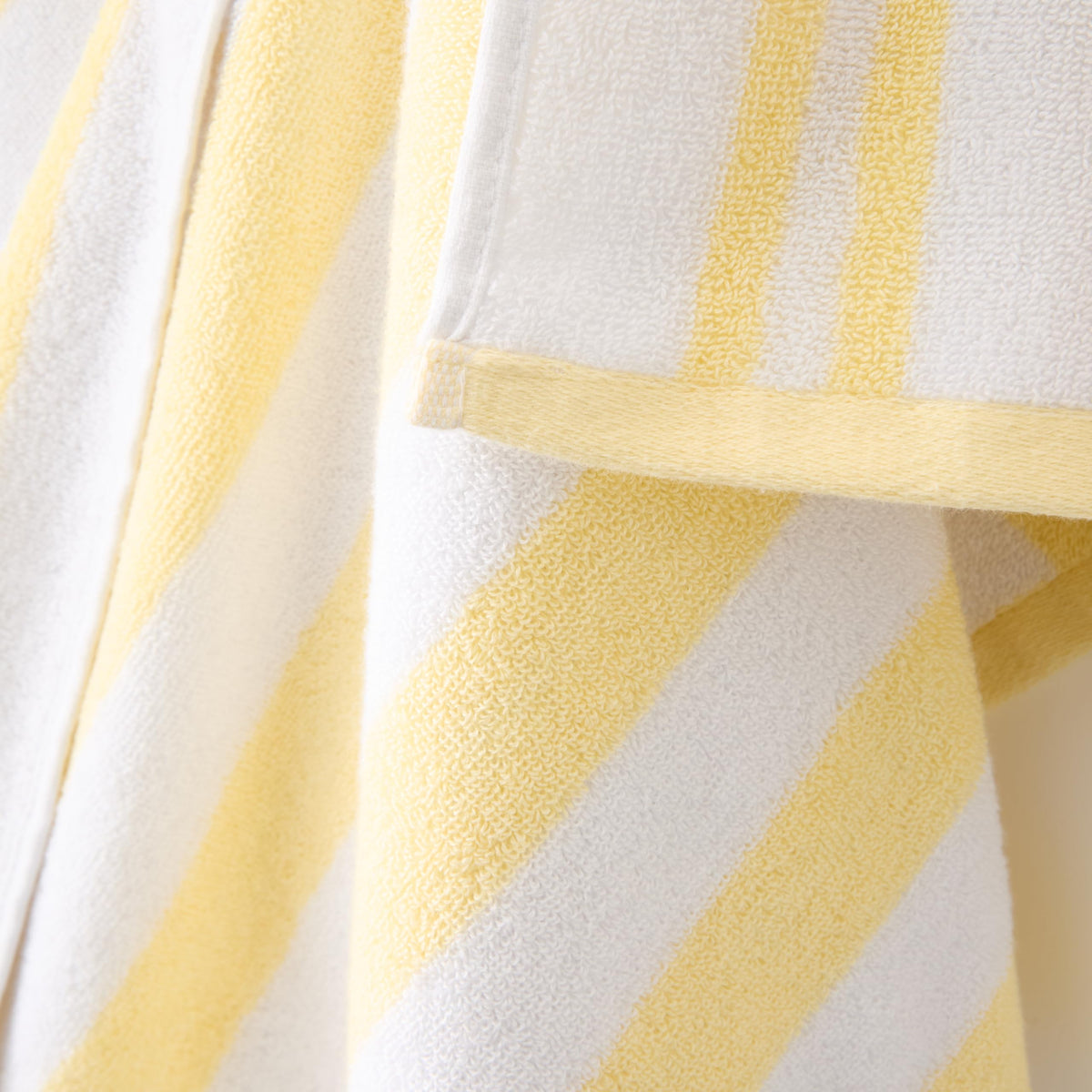 Bianca Reversible Stripe 50x90cm Cotton Jacquard Hand Towel Yellow - image 2
