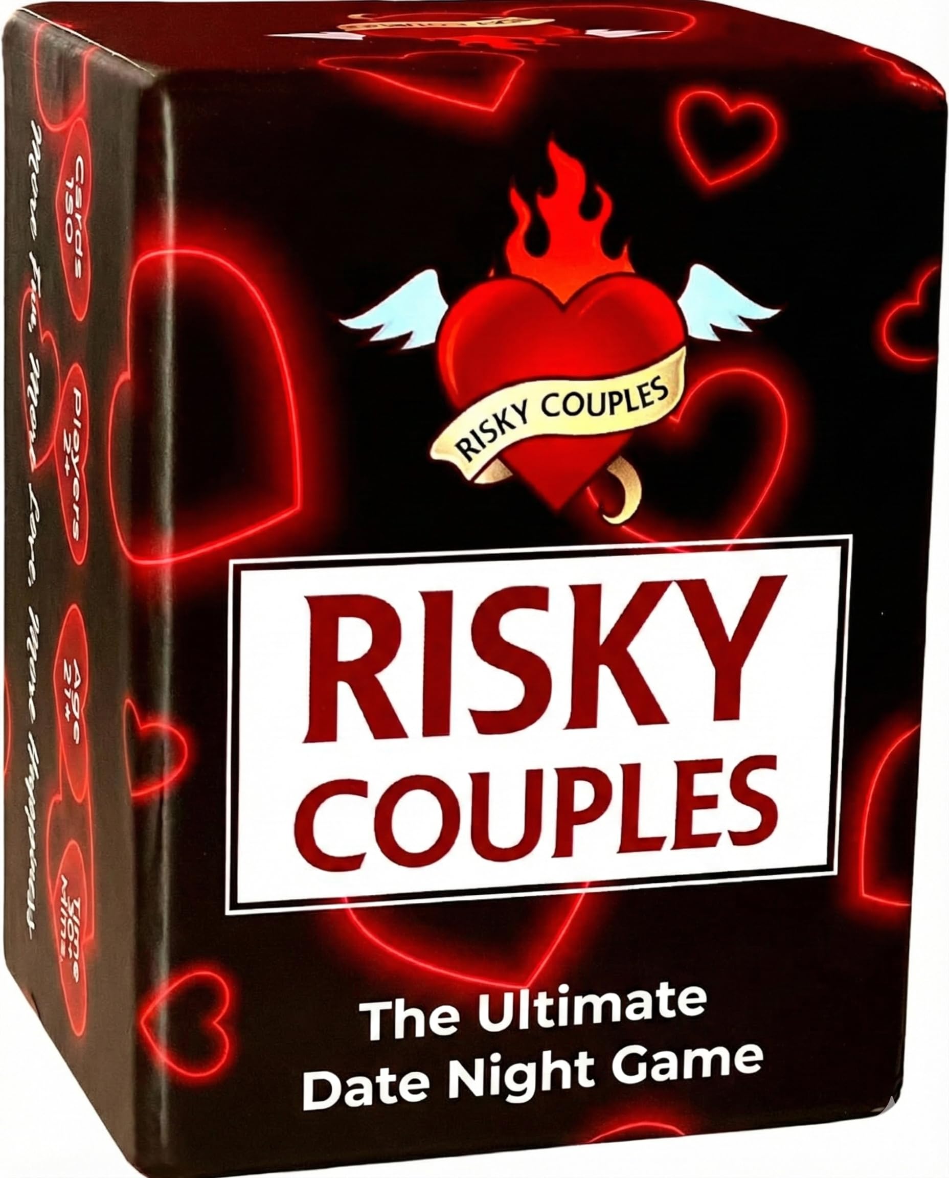 Jolof Store Risky Couples Card Game – 150 Spicy Date Night Dares & Questions
