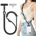 SURPHY Adjustable Crossbody Phone Lanyard & Neck Strap - Full Black