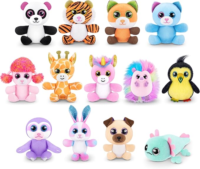 Snaps 5 Surprise Plushy Pets Series 2 – Collectible Stuffed Animal Toy