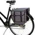 BikyBag Model M Waterproof Bicycle Double Panniers - Grey Rear Rack Bag