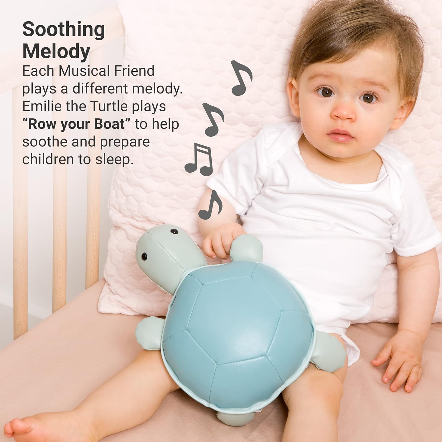 Little Big Friends: Sea Collection Pull-String Musical Animal Toy - Emilie the Turtle