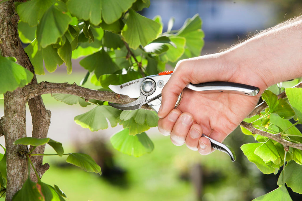 Gardena Premium Secateurs B+/L | Bypass Garden Shears with 24mm Cut