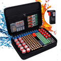 Fireproof Battery Storage Box | Holds 216 AA AAA C D 9V