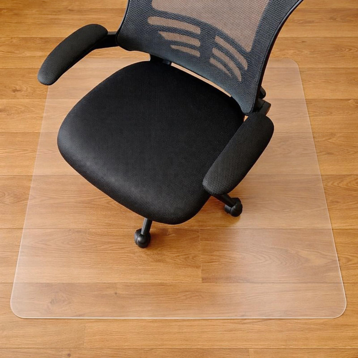 Marvelux Office Hard Floor Protector Mat, Non-Slip PVC Chair Mat 90 x 120cm - image 1