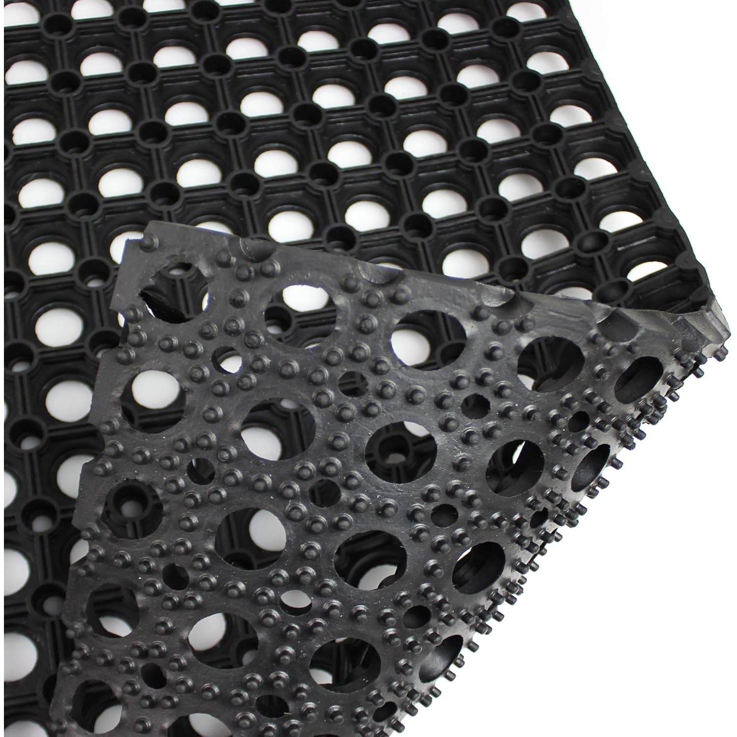 Ultralux Heavy Duty Rubber Drainage Mat – Anti-Slip Floor Mat, 150x100cm