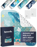 Homerella Non-Slip Shower Mat | 53x53cm Anti-Mold & Machine Washable