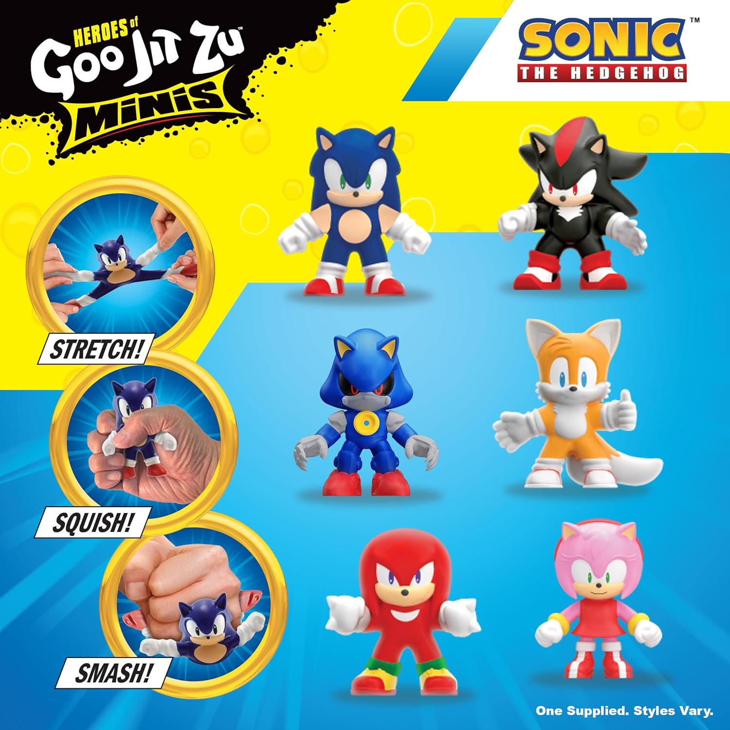 Heroes of Goo Jit Zu Sonic Minis – Stretchy Action Figures, Season 4