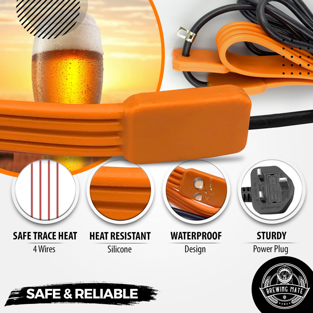 Brewing Mate Thermostatic Heat Belt for Beer and Wine Fermentation Control