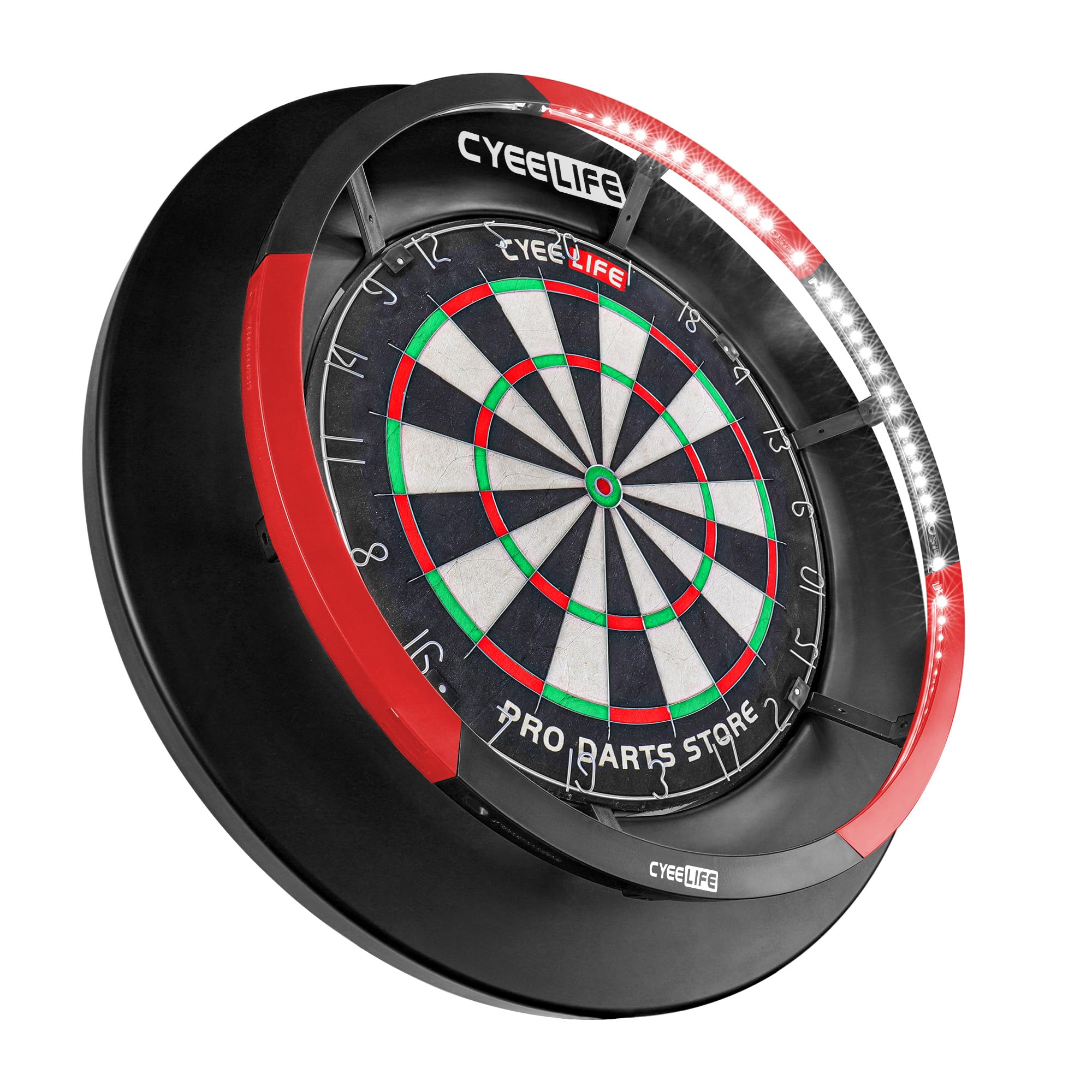CyeeLife Dartboard Lighting System | 360 Degree 2-Color LED Light