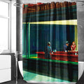 Berkin Arts Edward Hopper Nighthawks Shower Curtain | 70x70 Waterproof