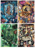 KEYRANKE 4 Pack Harry Potter Diamond Painting Kits - DIY Full Drill Art